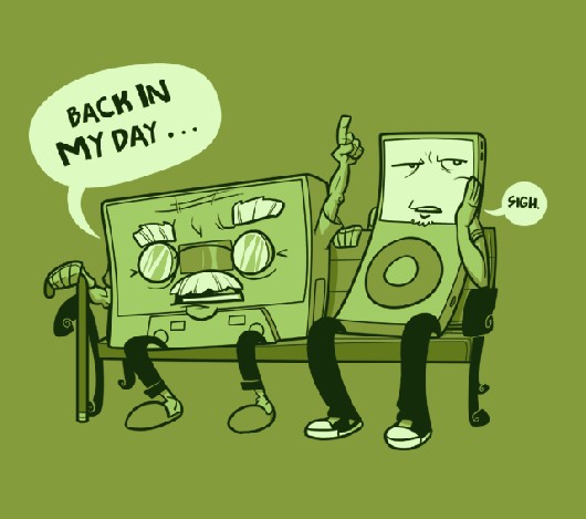 Cassette and iPod Talking (Credit to JackTechh)