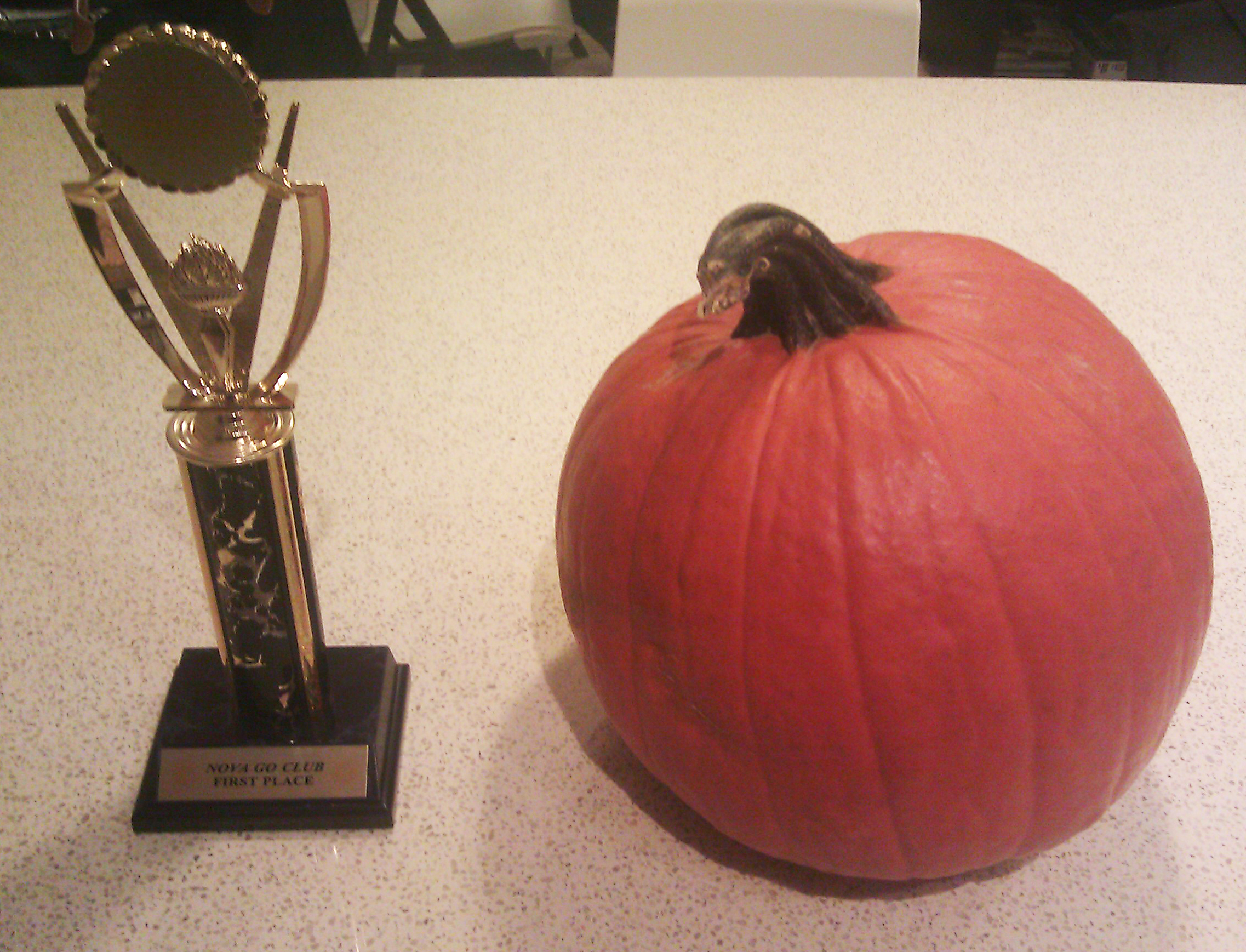 NOVA Pumpkin Classic Trophy and Pumpkin