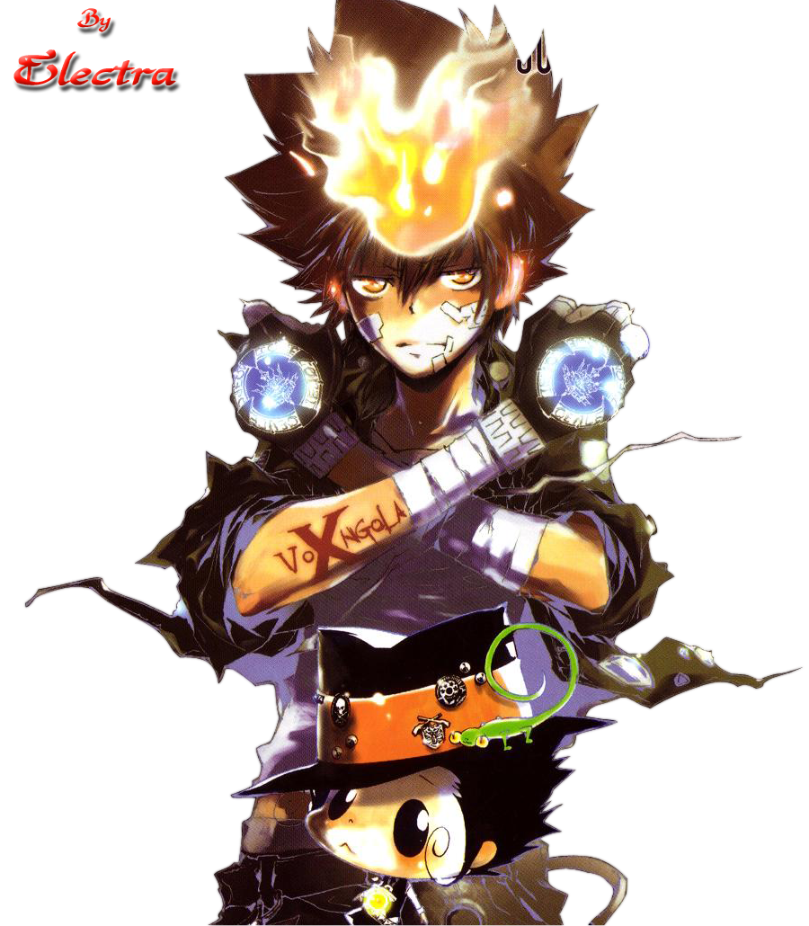 Tsuna and Reborn by Electra