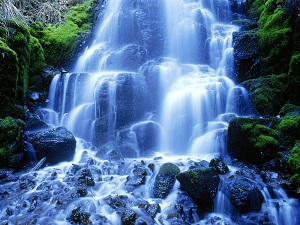 Blue Waterfall