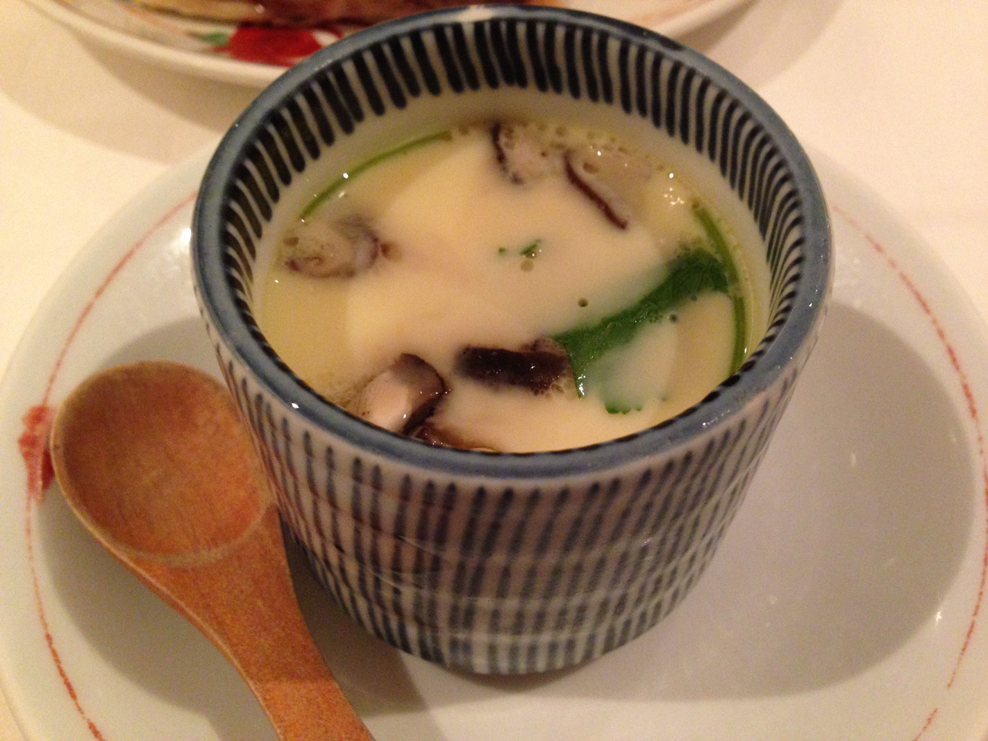 Here is the Japanese appetizer with the boiled egg and hidden food treasures amongst the boiled egg. Let's just say it was probably the best one I've ever had thus far.