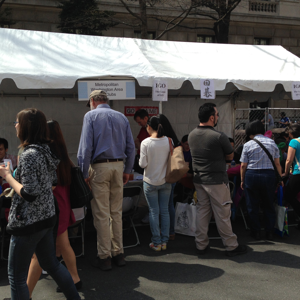 Here's a shot of our booth from the main side.