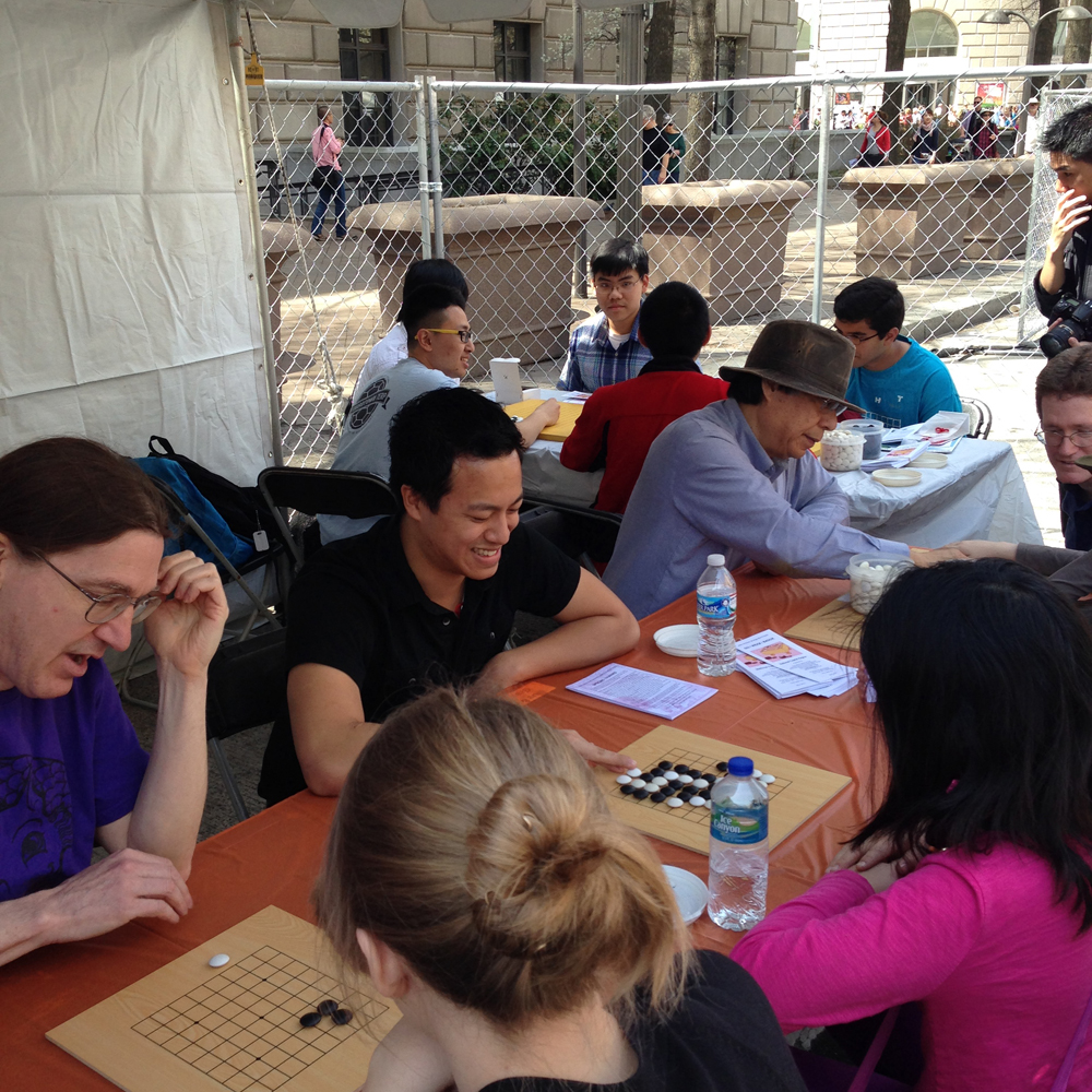 Pictured: Myself (center), John (with the hat) and Justin Teng (red jacket)