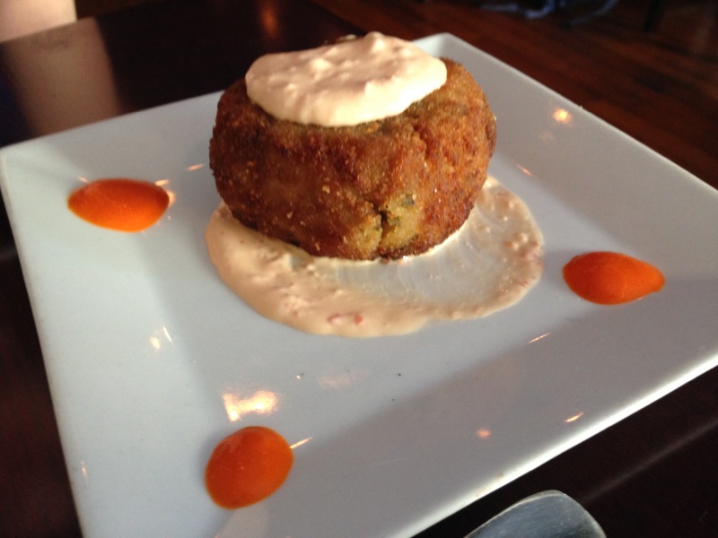This was their black-eyed pea cake, which was a phenomenal appetizer.